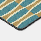 Retro Mid Century Modern Pin Stripes Patroon Bureaumat (Hoek)