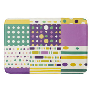 Retro mid-century modern popart geïnspireerd badmat