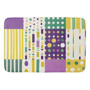 Retro mid-century modern popart geïnspireerd badmat