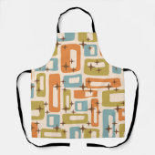 Retro Mid Century Modern Schort (Voorkant)