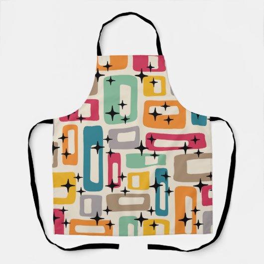 Retro Mid Century Modern Schort (Voorkant)