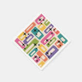 Retro Mid Century Modern Servet (Hoek)