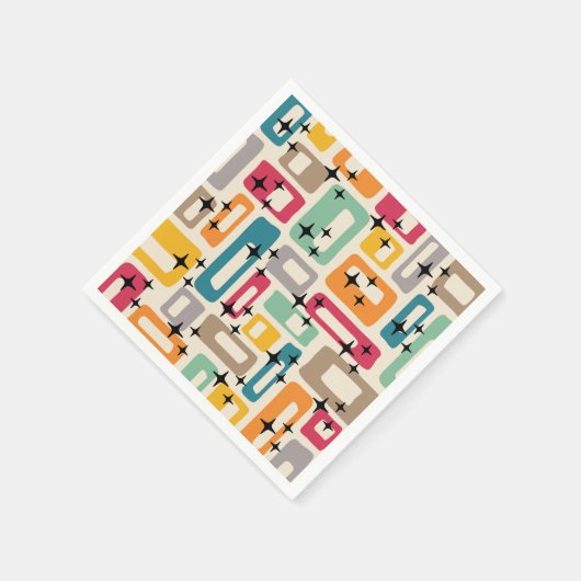 Retro Mid Century Modern Servet (Hoek)