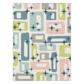 Retro Mid Century Modern Tafelkleed (Voorkant)