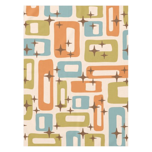 Retro Mid Century Modern Tafelkleed (Voorkant)
