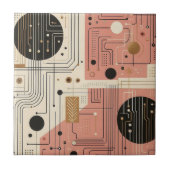 Retro Mid Century Modern  Tegeltje (Voorkant)