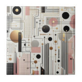 Retro Mid Century Modern  Tegeltje (Voorkant)