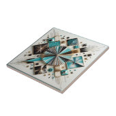 Retro Mid Century Modern Tegeltje (Zijkant)