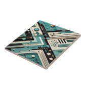 Retro Mid Century Modern Tegeltje (Zijkant)