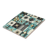 Retro Mid Century Modern  Tegeltje (Zijkant)