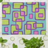 Retro Mid Century Modern Theedoek (Gevouwen)