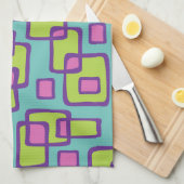 Retro Mid Century Modern Theedoek (Quarter Fold)