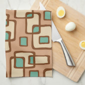 Retro Mid Century Modern Theedoek (Quarter Fold)