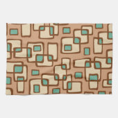 Retro Mid Century Modern Theedoek (Horizontaal)