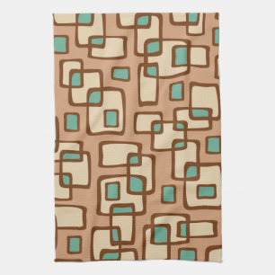 Retro Mid Century Modern Theedoek