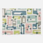 Retro Mid Century Modern Theedoek (Horizontaal)
