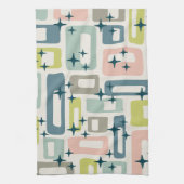 Retro Mid Century Modern Theedoek (Verticaal)