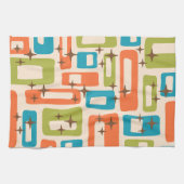 Retro Mid Century Modern Theedoek (Horizontaal)