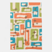 Retro Mid Century Modern Theedoek (Verticaal)