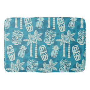 Retro Mid Century Modern Tiki Patroon Badmat