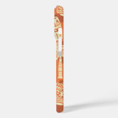Retro Mid Century Modern Tiki Patroon Case-Mate iPhone Case (Achterkant / Links)