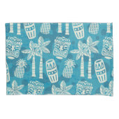 Retro Mid Century Modern Tiki-patroon Kussensloop (Voorkant-Links)