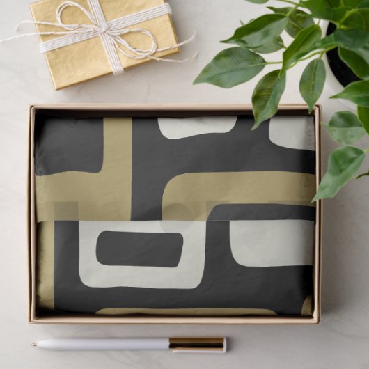 Retro Mid Century Modern Tissuepapier (Geschenk)