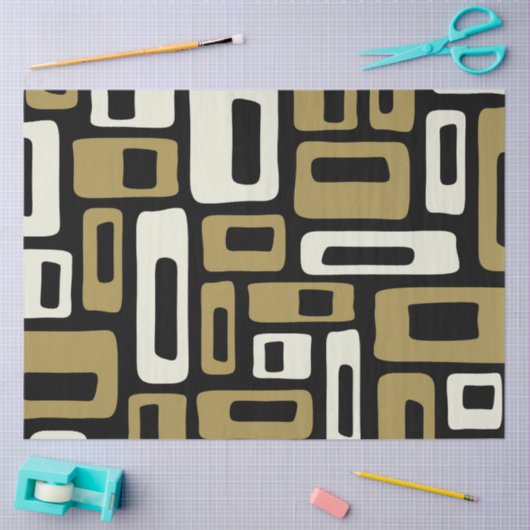 Retro Mid Century Modern Tissuepapier (Craft)