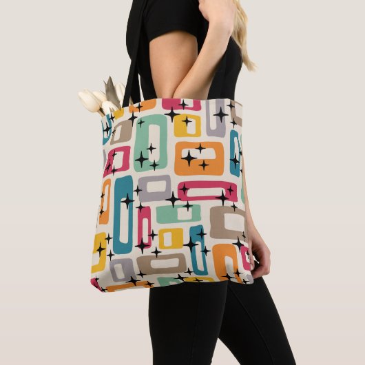 Retro Mid Century Modern Tote Bag (Dichtbij)