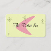 Retro Mid Century Modern Visitekaartje (Voorkant)