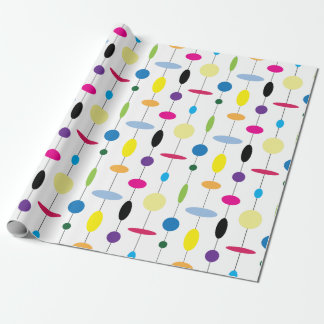 Retro Mid Century Modern Wrapping Paper Cadeaupapier