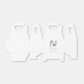 Retro Mid Century Moderne aangepaste bruiloft dank Bedankdoosjes (Uitgevouwen)