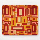 Retro Mid Century Moderne Geometrics Muismat (Voorkant)