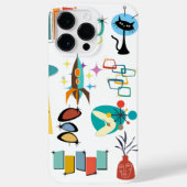 Retro Mid Century Moderne iPhone / iPad hoesje (Achterkant)