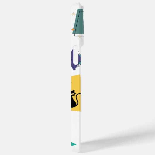 Retro Mid Century Moderne iPhone / iPad hoesje (Achterkant / Rechts)