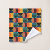 Retro Mid Century Moderne Klassieke vormen Bad Handdoek (Wasdoekje)