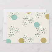 Retro Mid Century Moderne Note Cards Notitiekaartje (Achterkant)