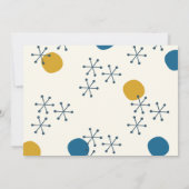 Retro Mid Century Moderne Note Cards Notitiekaartje (Achterkant)