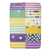 Retro Mid-century moderne Pop kunst geïnspireerd Badmat (Voorkant Verticaal)