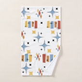 Retro Mid-Century Starburst Bad Handdoek (Handdoek)