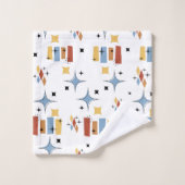 Retro Mid-Century Starburst Bad Handdoek (Wasdoekje)