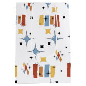 Retro Mid-Century Starburst Medium Cadeauzakje (Achterkant)