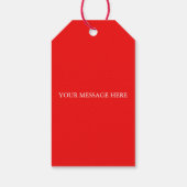 Retro Mid Century Style Noten Over U Valentijn Cadeaulabel (Achterkant)