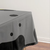 Retro Mid Mod Kolommen Boxel Geel Tafelkleed (Voorbeeld)