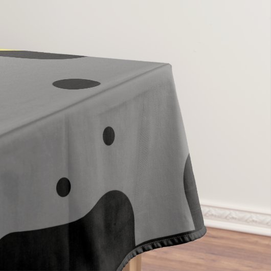 Retro Mid Mod Kolommen Boxel Geel Tafelkleed (Voorbeeld)