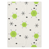 Retro Mid Mod Starburst Sky Chartreuse Tafelkleed (Voorkant)