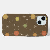 Retro Mid Mod Starburst Sky Veelkleurige Case-Mate iPhone Case (Achterkant (horizontaal))