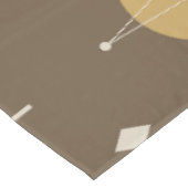 Retro Mid Mod Starburst Sky Veelkleurige Tafelkleed (Gekanteld)