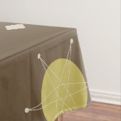 Retro Mid Mod Starburst Sky Veelkleurige Tafelkleed (Voorbeeld)