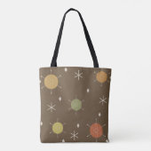 Retro Mid Mod Starburst Sky Veelkleurige Tote Bag (Achterkant)